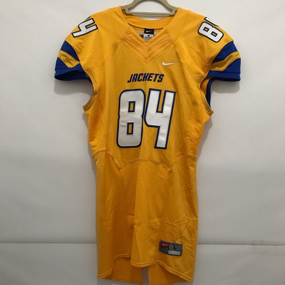 Nike Yellow "Jackets" Football Jersey #84 Size L